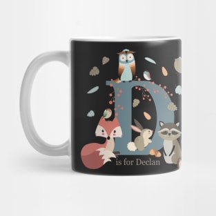 D is for Declan...... personalised children’s gifts Mug